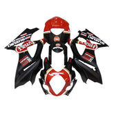 Amotopart 2007–2008 K7 GSXR1000 Suzuki Red &amp; Black Style2 Verkleidungsset