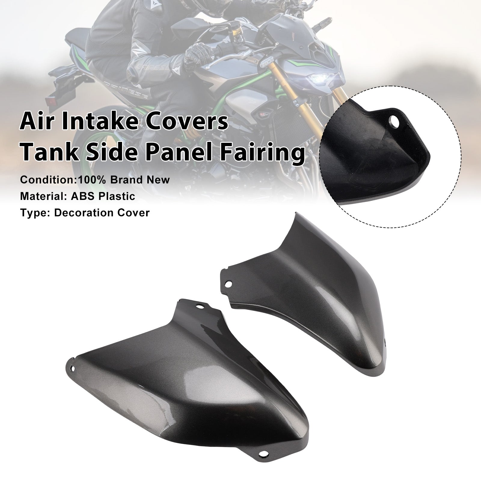 2025-2026 Kawasaki Z900 Air Intake Covers Tank Side Panel Fairing