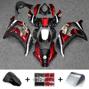 Amotopart 2016-2020 ZX10R Kawasaki Rot&amp;Schwarz Style7 Verkleidungsset