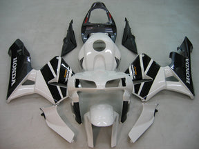 Amotopart 2005-2006 Honda CBR600RR Black&White Style2 Fairing Kit