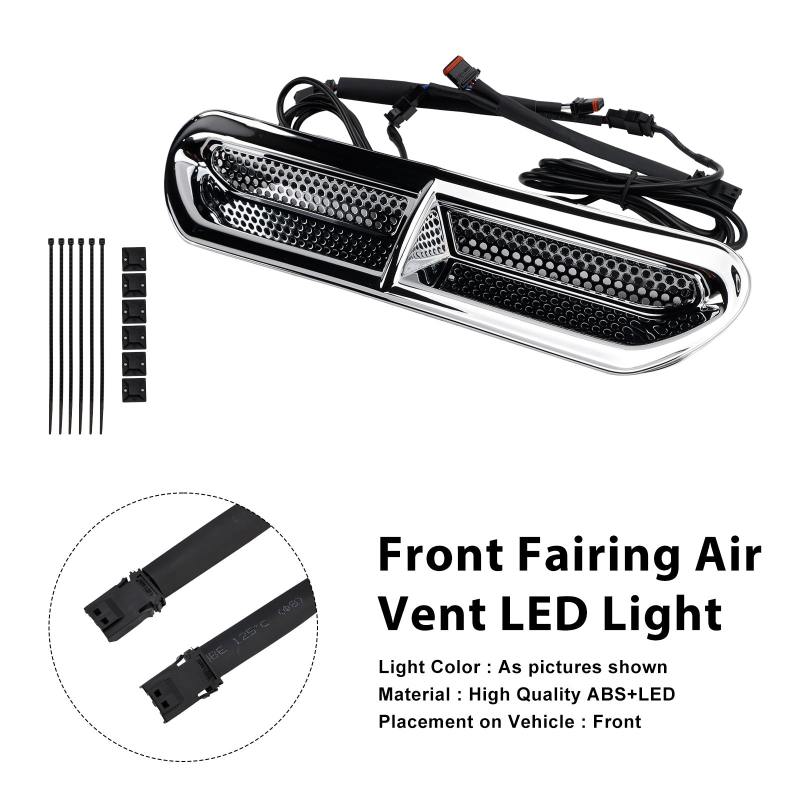 2014-2024 Touring Street Glide Front Fairing Air Vent LED Light