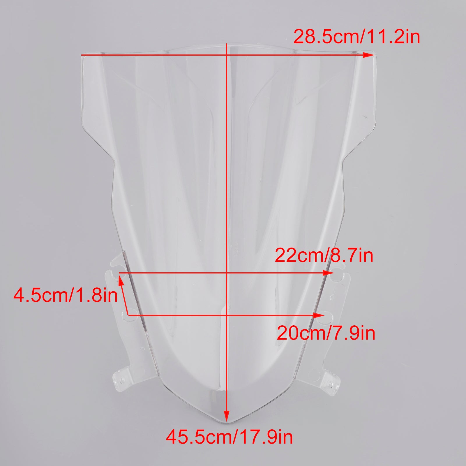 Daytona 660 2024-2025 Motorizador de parabrisas de motocicleta