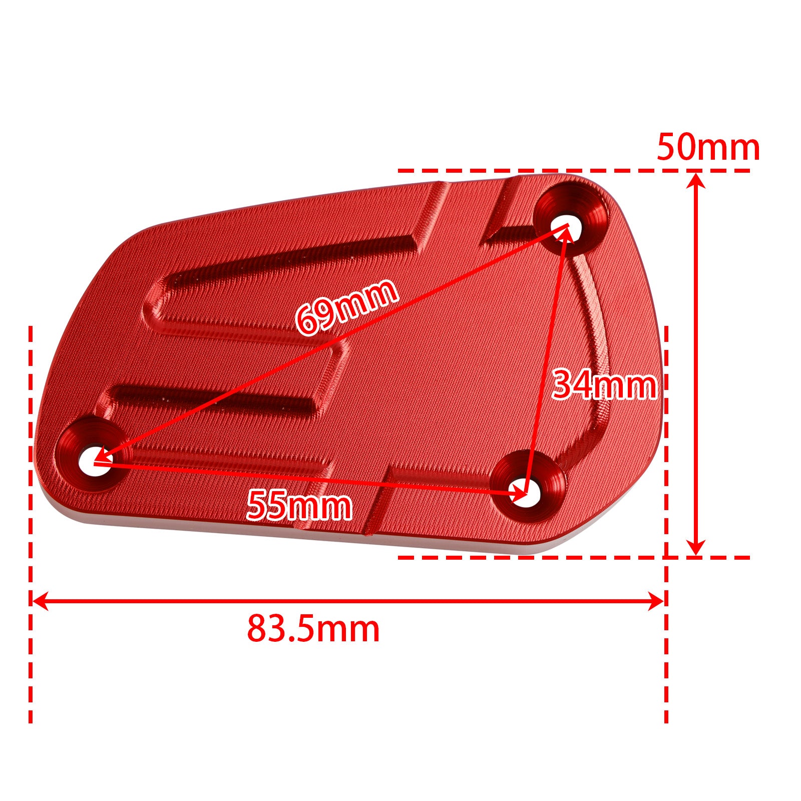 2019-2024 Moto Guzzi V85 TT 23 22 21 Bouchon de réservoir de liquide de frein avant CNC