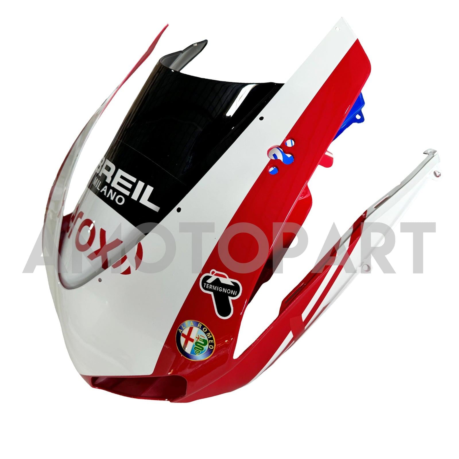 Amotopart 2007-2011 Ducati 1098/1198/848 Black White Red Blue Fairing Kit