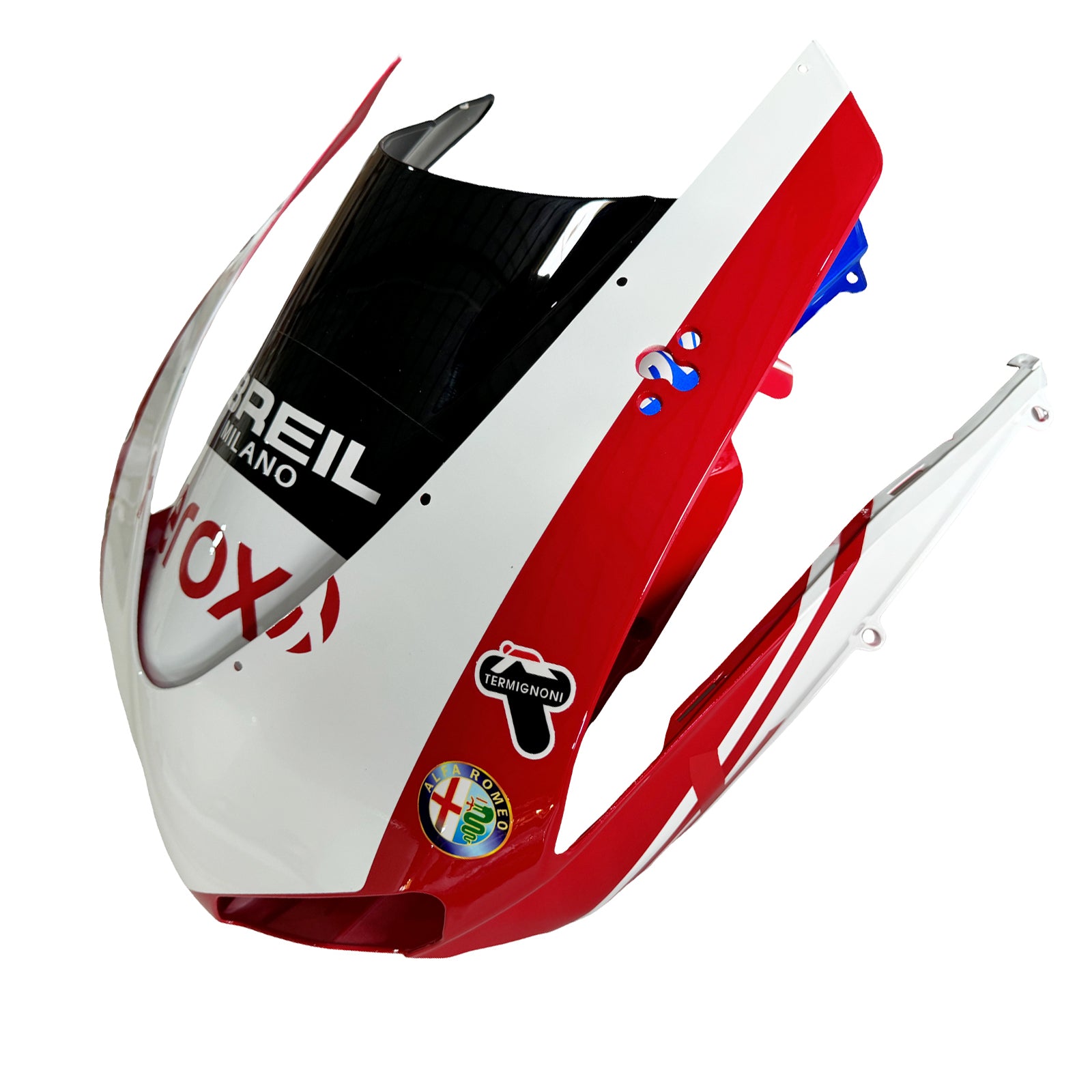 Amotopart 2007-2011 Ducati 1098/1198/848 Black White Red Blue Fairing Kit