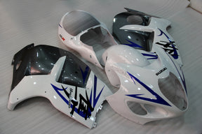 Amotopart 2008-2020 Suzuki Hayabusa GSX1300R White&Grey Fairing Kit