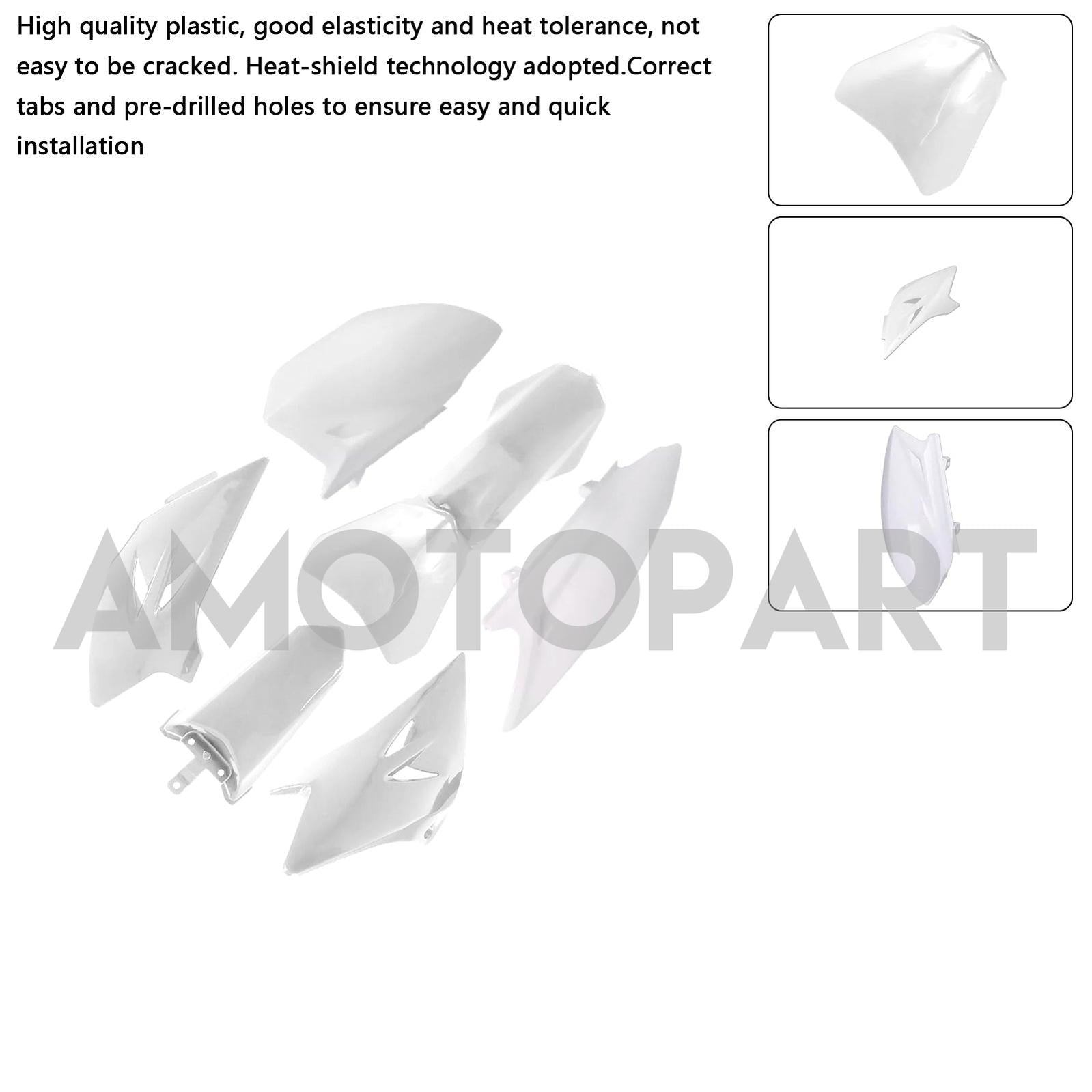 2006-2021 Yamaha TTR50  Body Plastic Kit Front Rear Fender Fairing