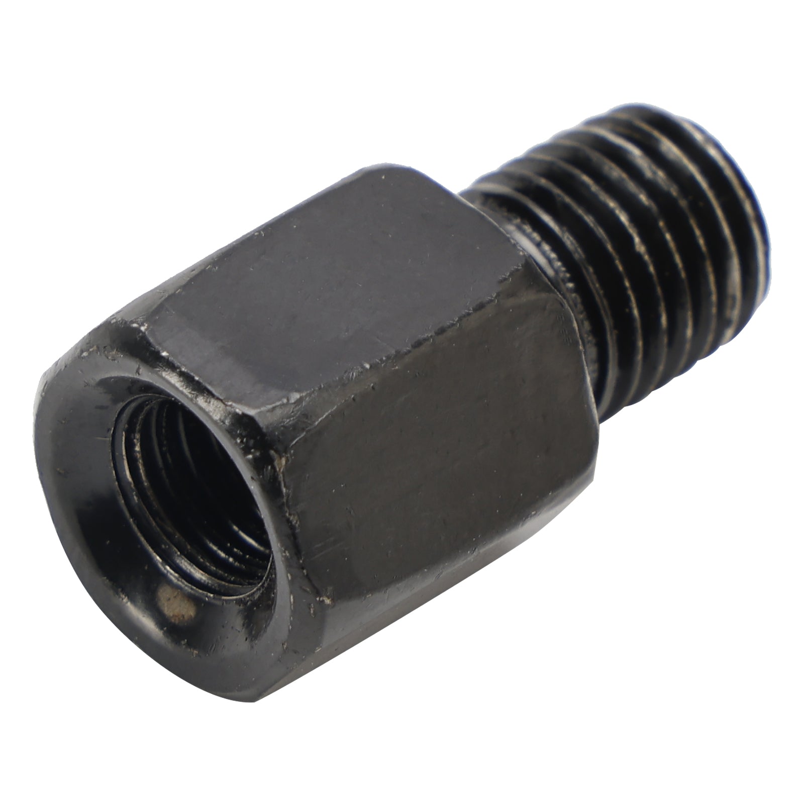 2 adaptadores de espelho universal para scooter de motocicleta, padrão de 8 mm para reverso de 10 mm