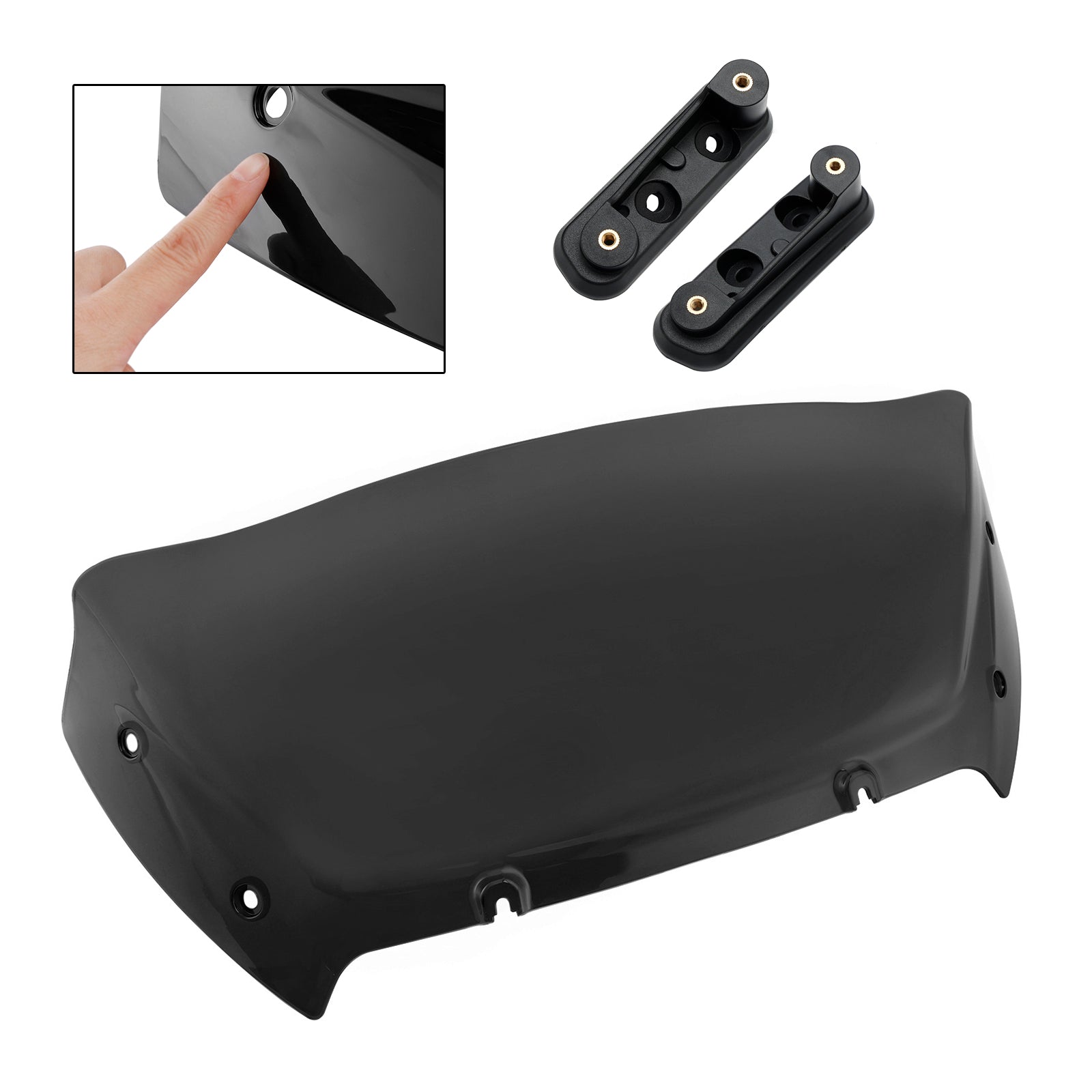 Touring Street Glide CVO 117 121 2023-2024 9" Windshield with Bracket