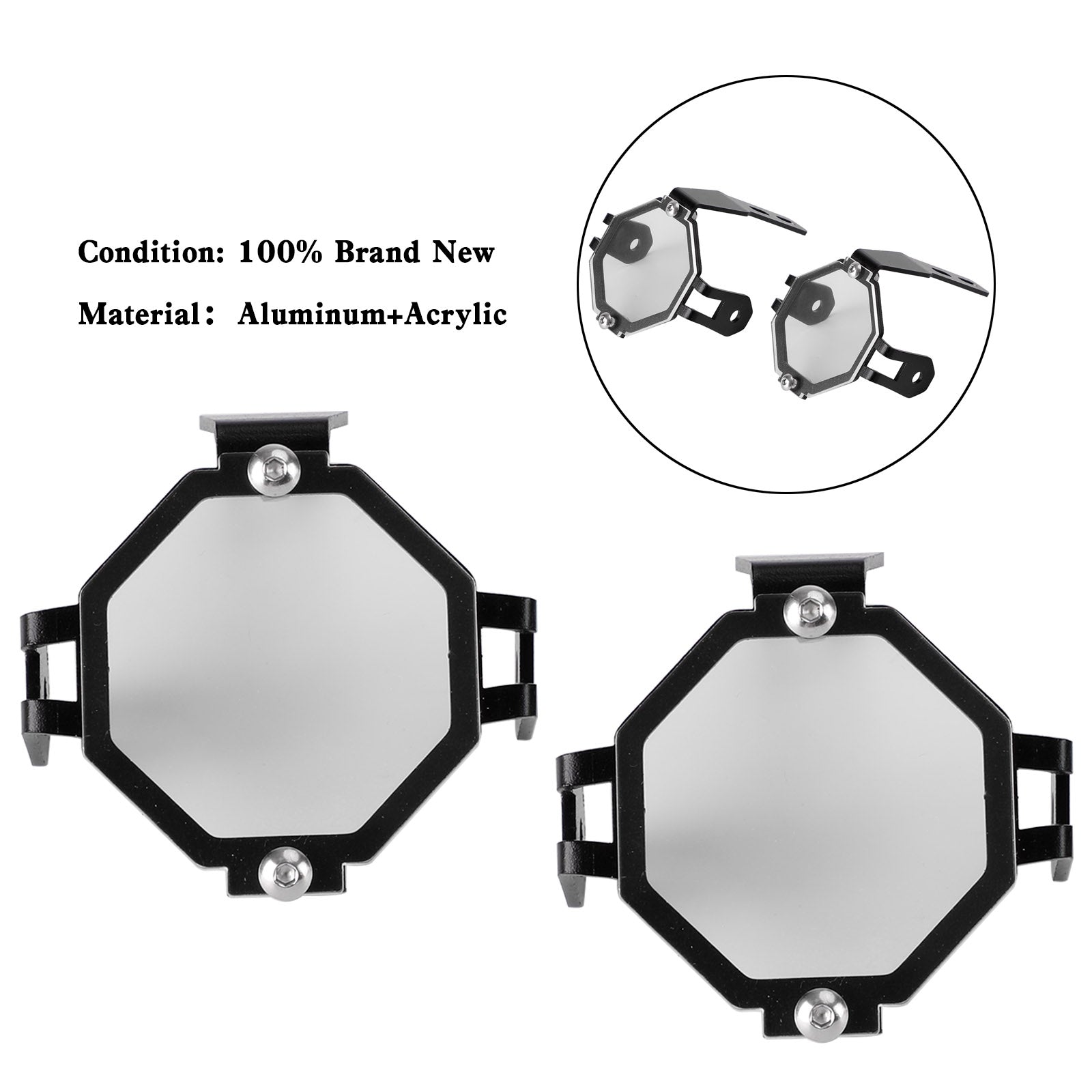 Fog Light Protector Guards Cover For BMW R1200GS Adventure F800GS F850GS F750GS