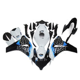 Amotopart 2008-2011 Kit carena Honda CBR1000RR nera e blu