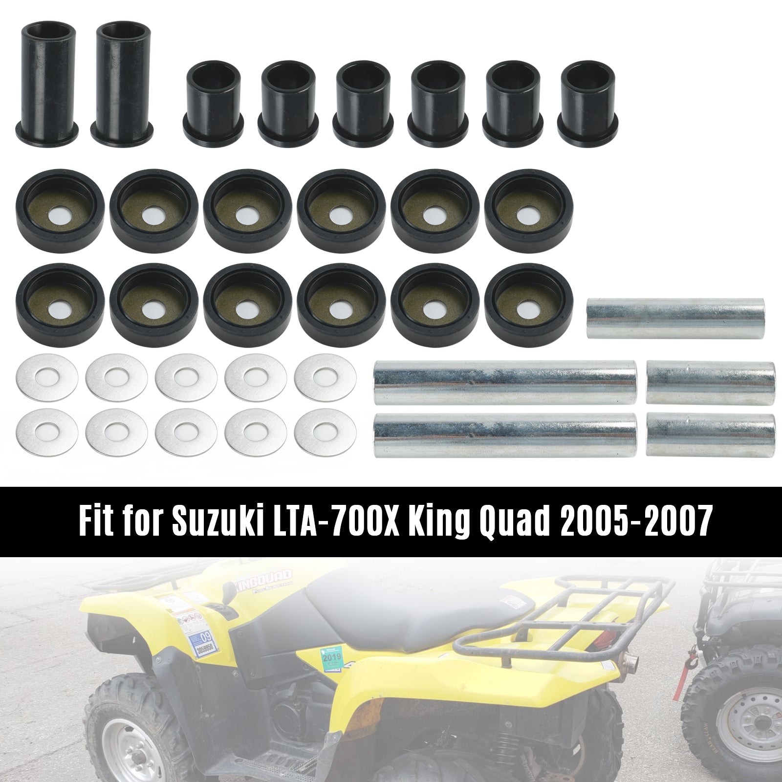 Suzuki 450 700 King Quad  LTA-450X LTA-700X Rear A-Arm Bushing Kit 50-1041