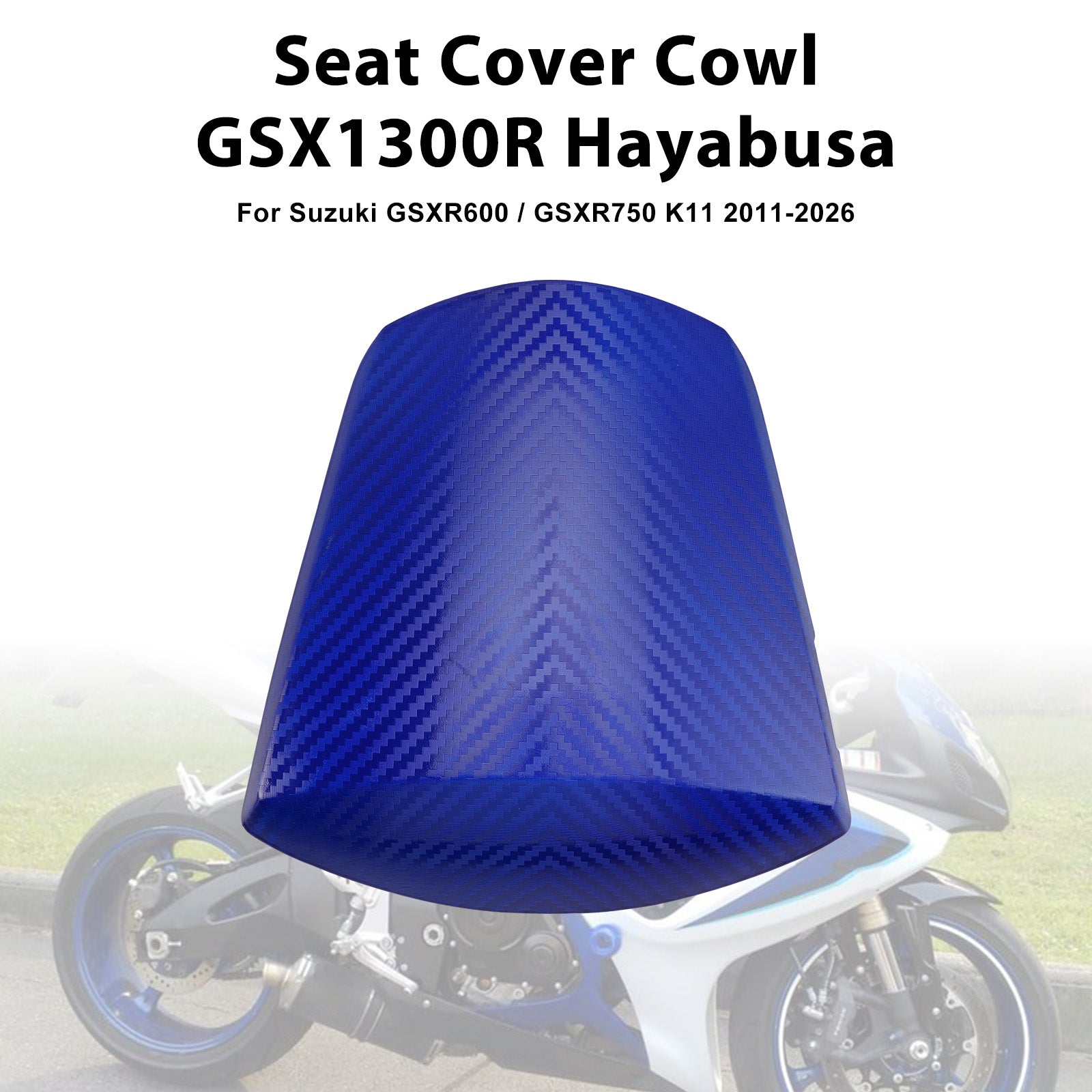 Housse de carénage de siège arrière Suzuki GSXR600 GSXR750 K11 2011-2026