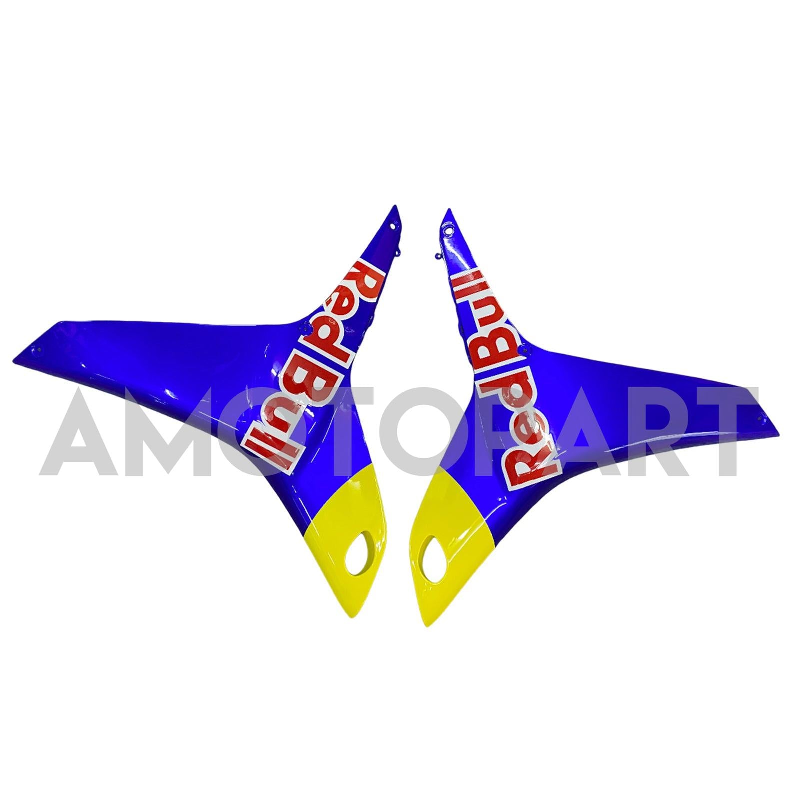Amotopart 2007-2008 Honda CBR600RR Blue Yellow Fairing Kit