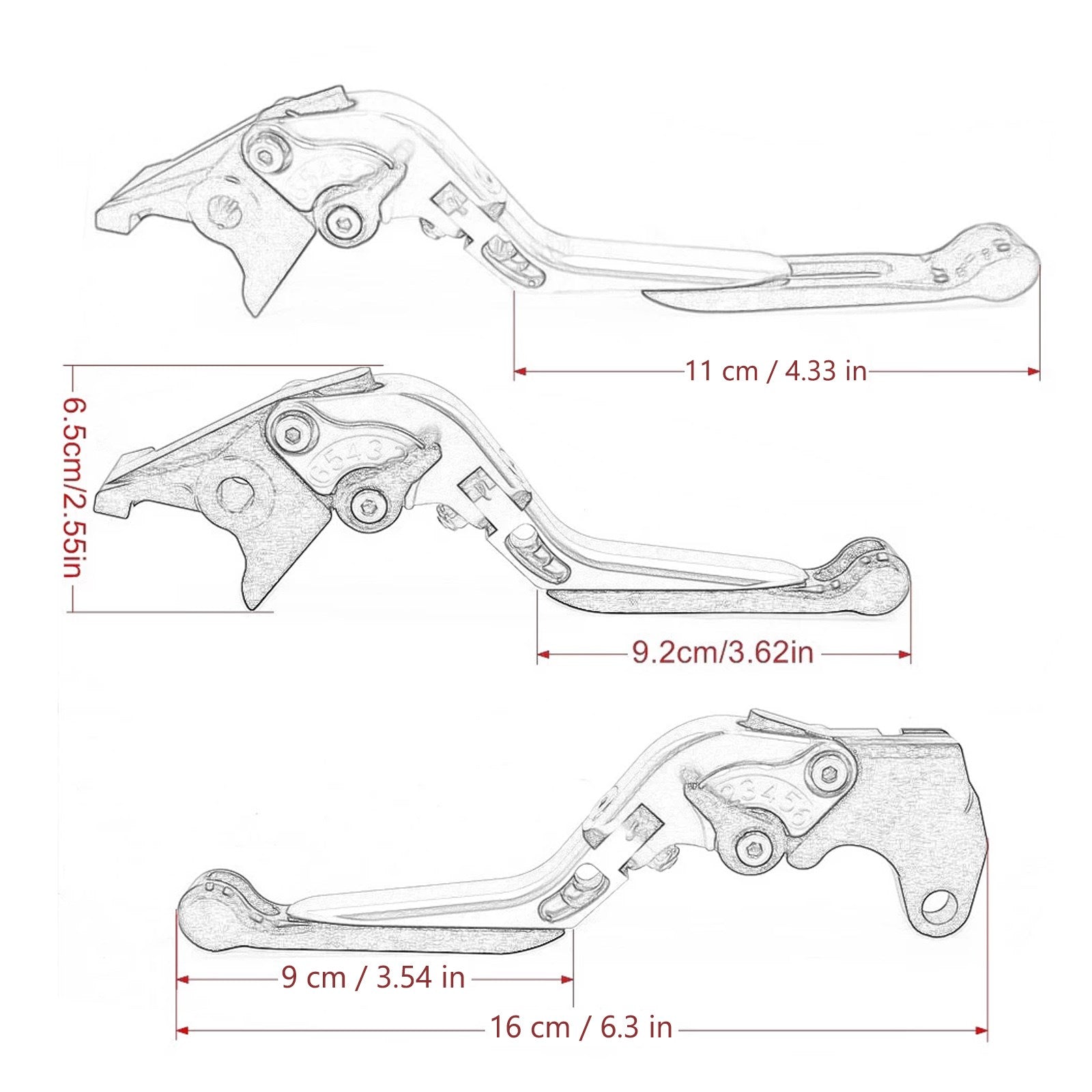 2024-2026 VOGE DS900X 900DSX Adjustable Clutch Brake Lever