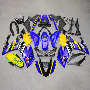 Amotopart YZF-R3 2014–2018 R25 2015–2017 Yamaha Blue&amp;Yellow Style3 Verkleidungsset