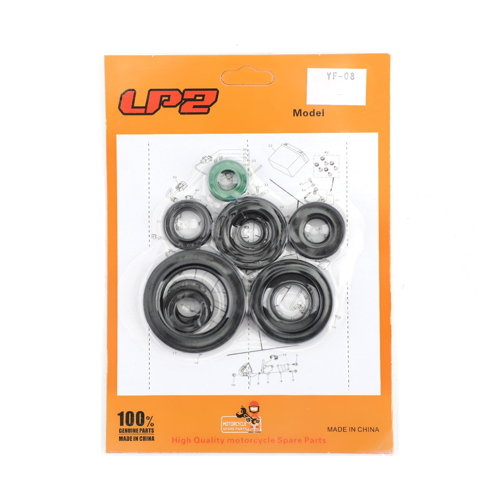 Juego de sellos de aceite de motor, 10 Uds., sellos para Honda CR125R 1987-2003 cr125r cr 125