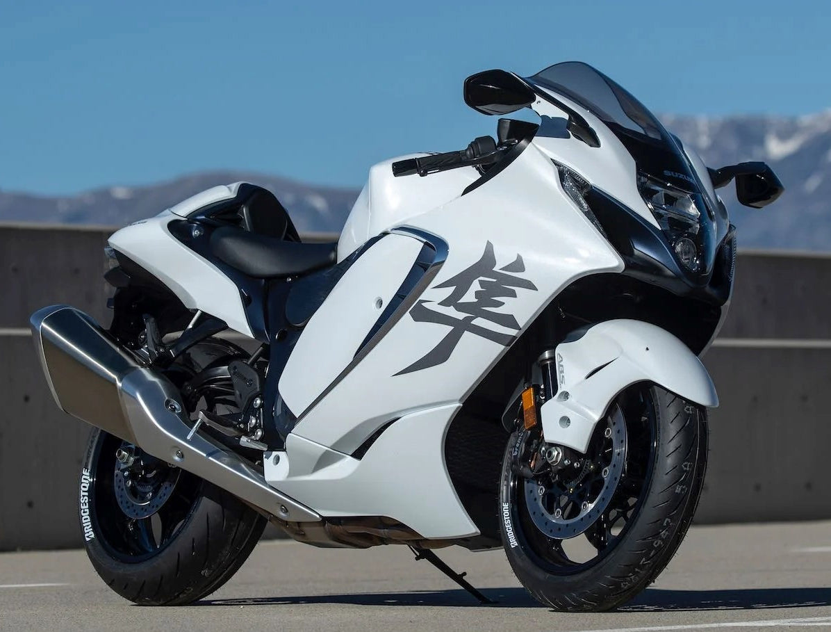 Amotopart 2021-2023 Suzuki Hayabusa GSX1300R Kit de carenado blanco