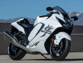 Amotopart 2021-2023 Suzuki Hayabusa GSX1300R White Fairing Kit