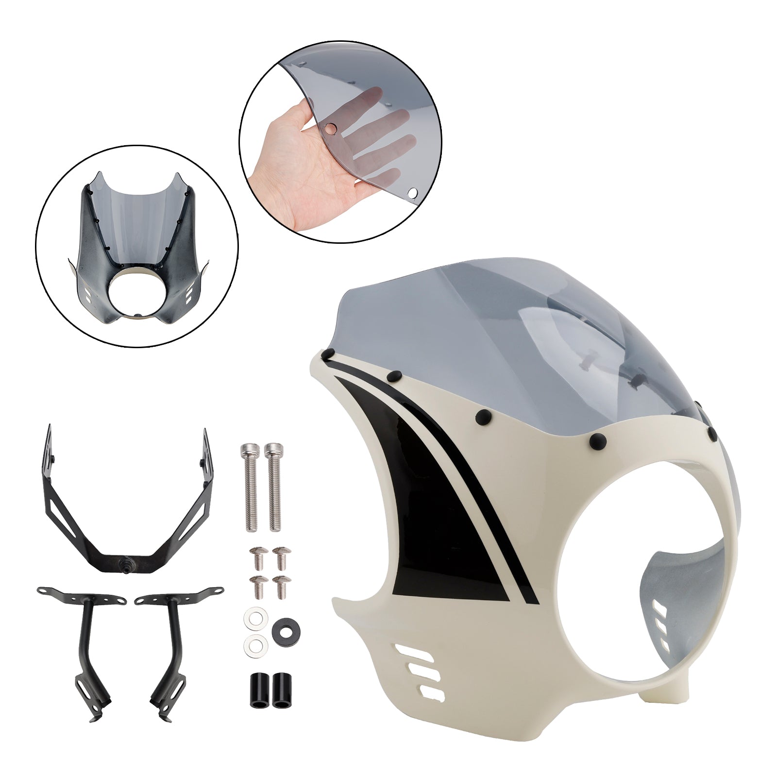 Yamaha XSR900 2022-2025 Headlight Fairing Windshield WindScreen