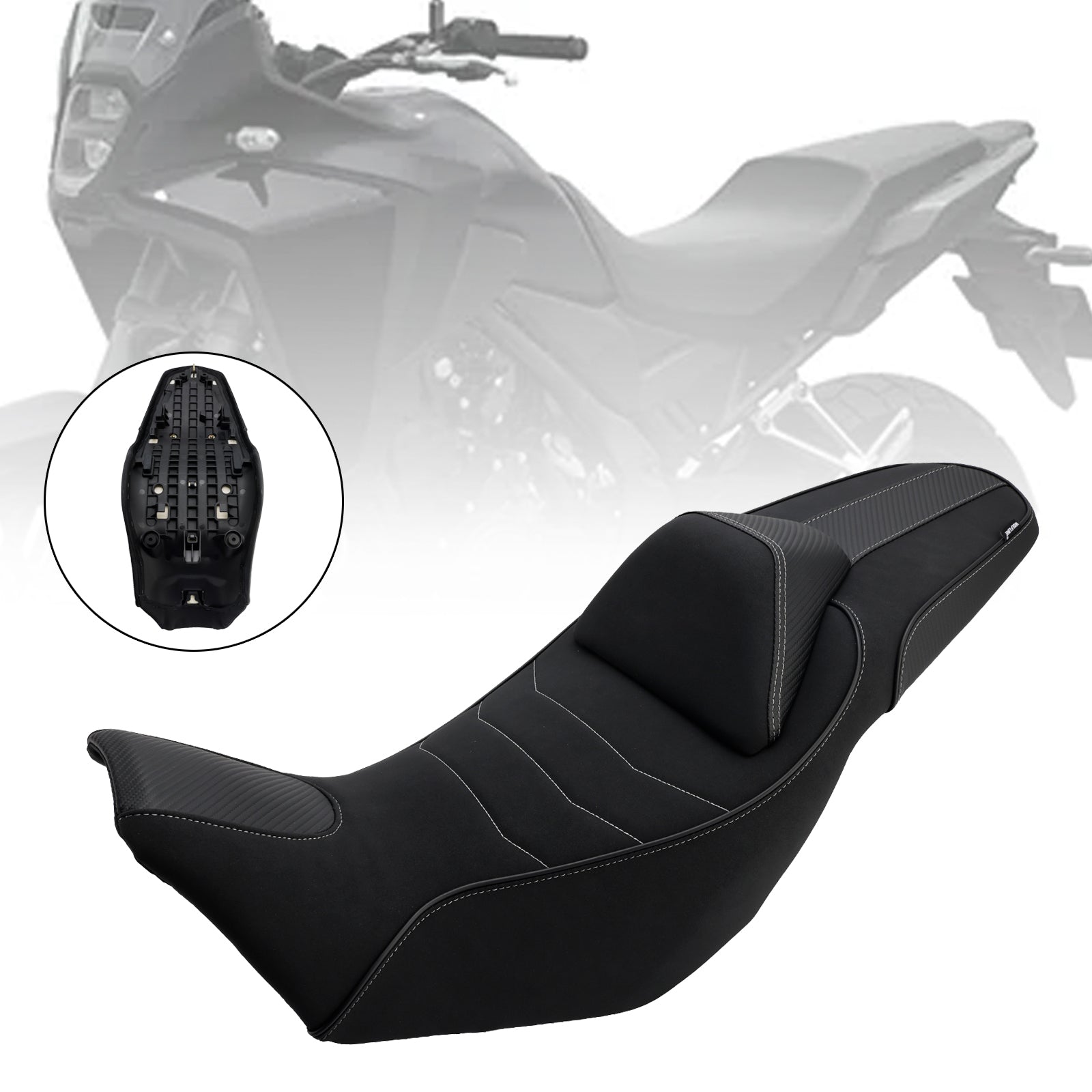 Honda Nx400 Nx500 24-25 Replace Front Rear Driver Passenger Seat +15Mm Red