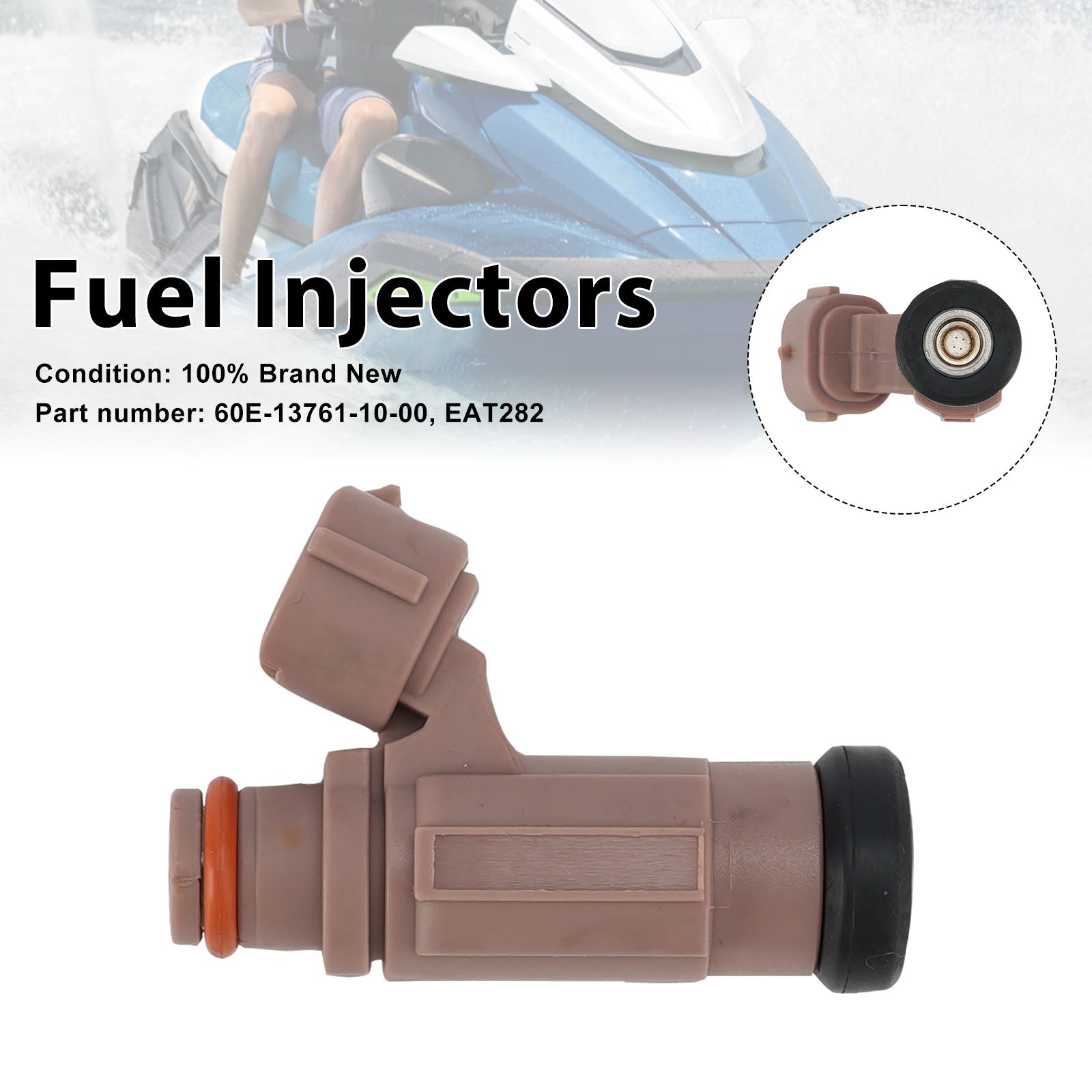 Inyectores de combustible Yamaha PWC FX SX AR VX EAT282 60E-13761-10-00