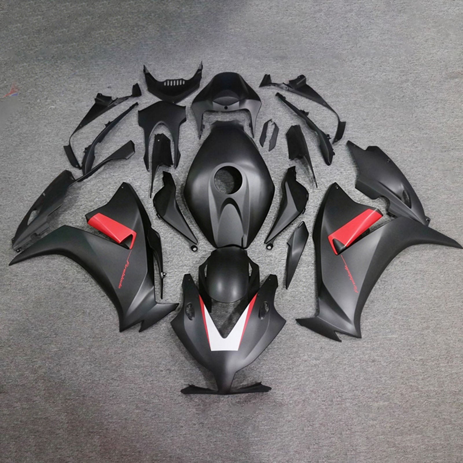 Amotopart 2012-2016 Honda CBR1000RR Matt Black Fairing Kit