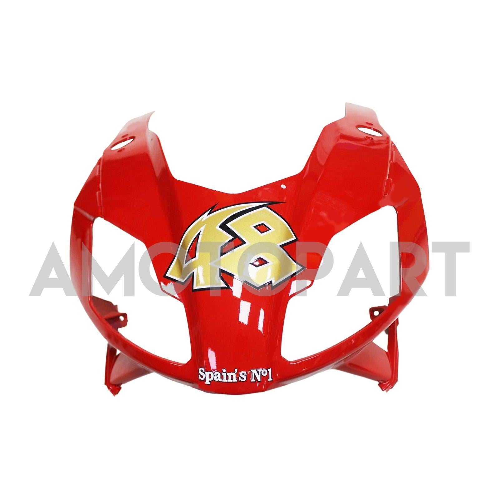 Amotopart Aprilia 2006-2011 Rs125 Red & Yellow Fairing Kit