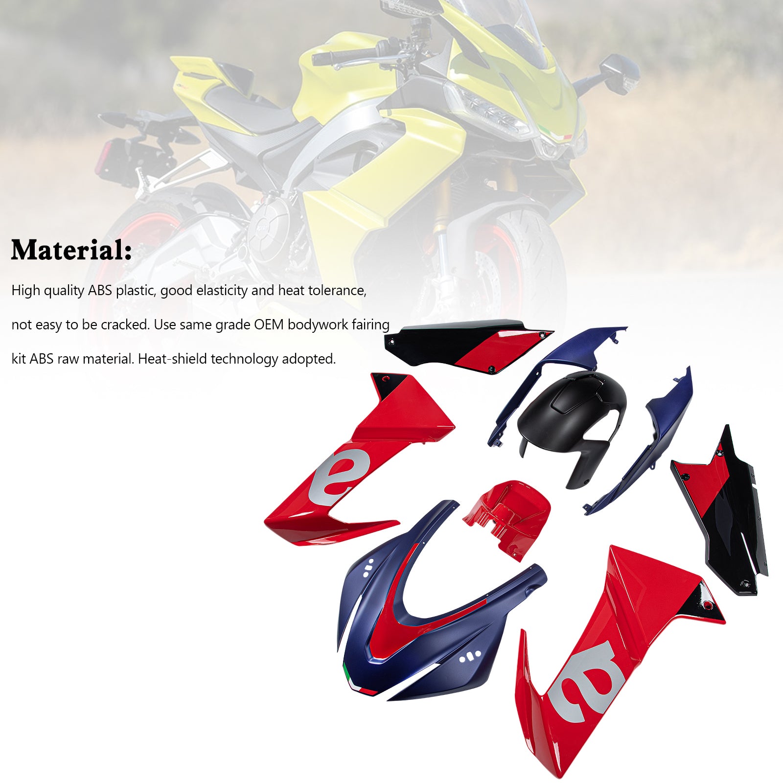 Amotopart (2020-2024) Aprilia RS 660 Fairing Kit Collection