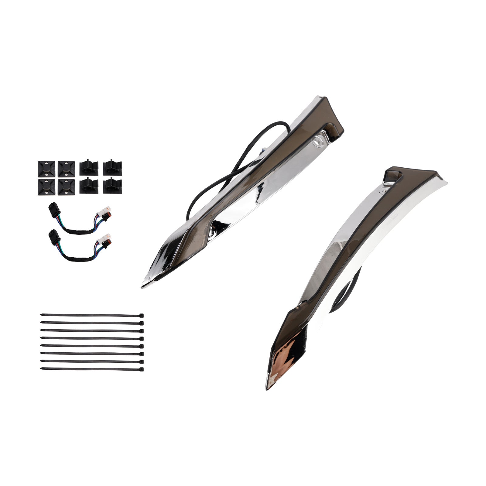 2014-2023 Touring Road Glide Windshield Trim LED Turn Signal Lights