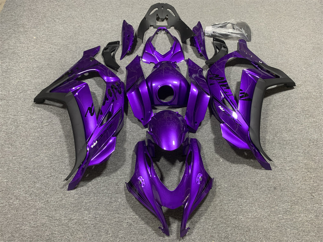 Amotopart 2011-2015 Kawasaki ZX10R Gloss Purple Fairing Kit