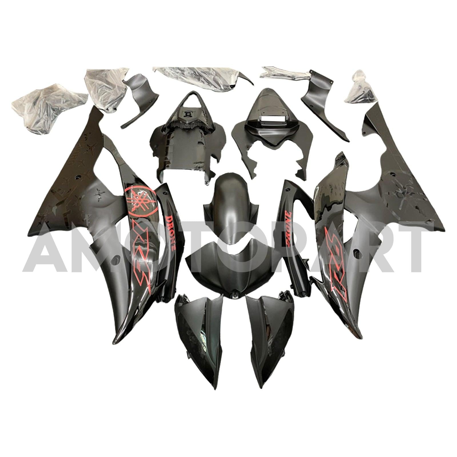 Amotopart 2008-2016 Yamaha YZF 600 R6 Fairing Kit Collection One