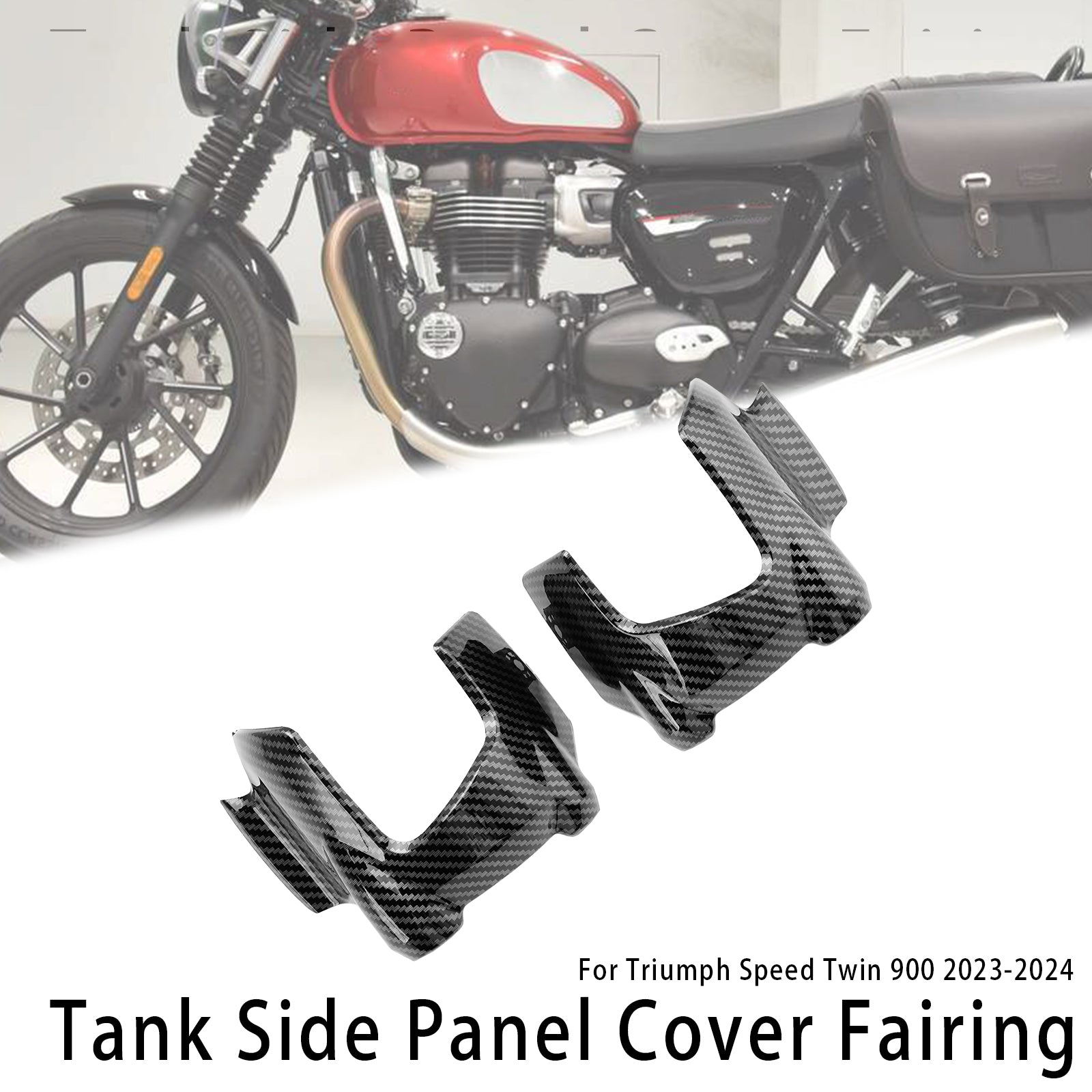 23-24 Speed ​​Twin 900 Tank Seitenabdeckung Verkleidung Verkleidung