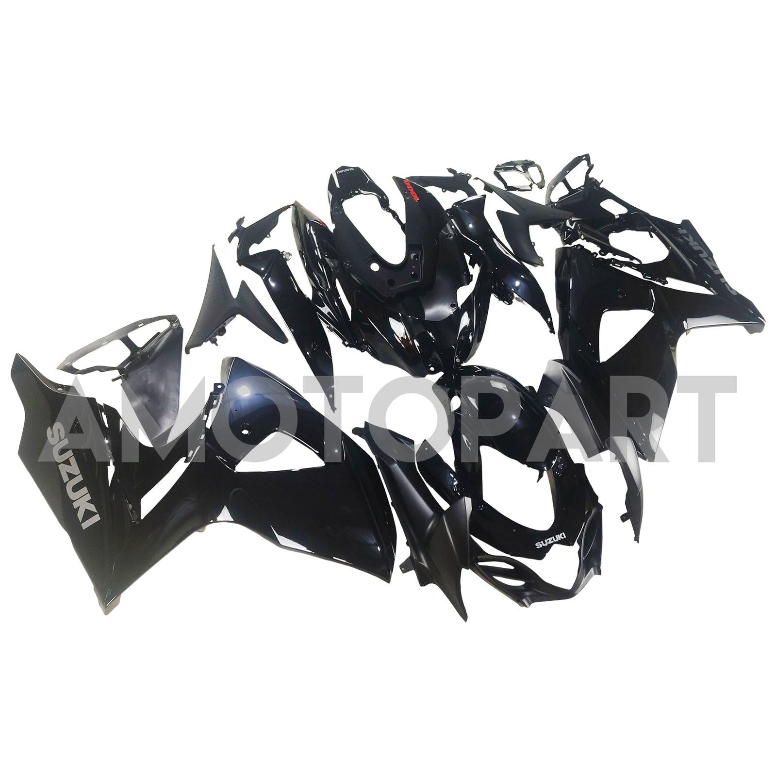 Amotopart 2009-2016 Suzuki GSXR1000 Gloss Black Fairing Kit