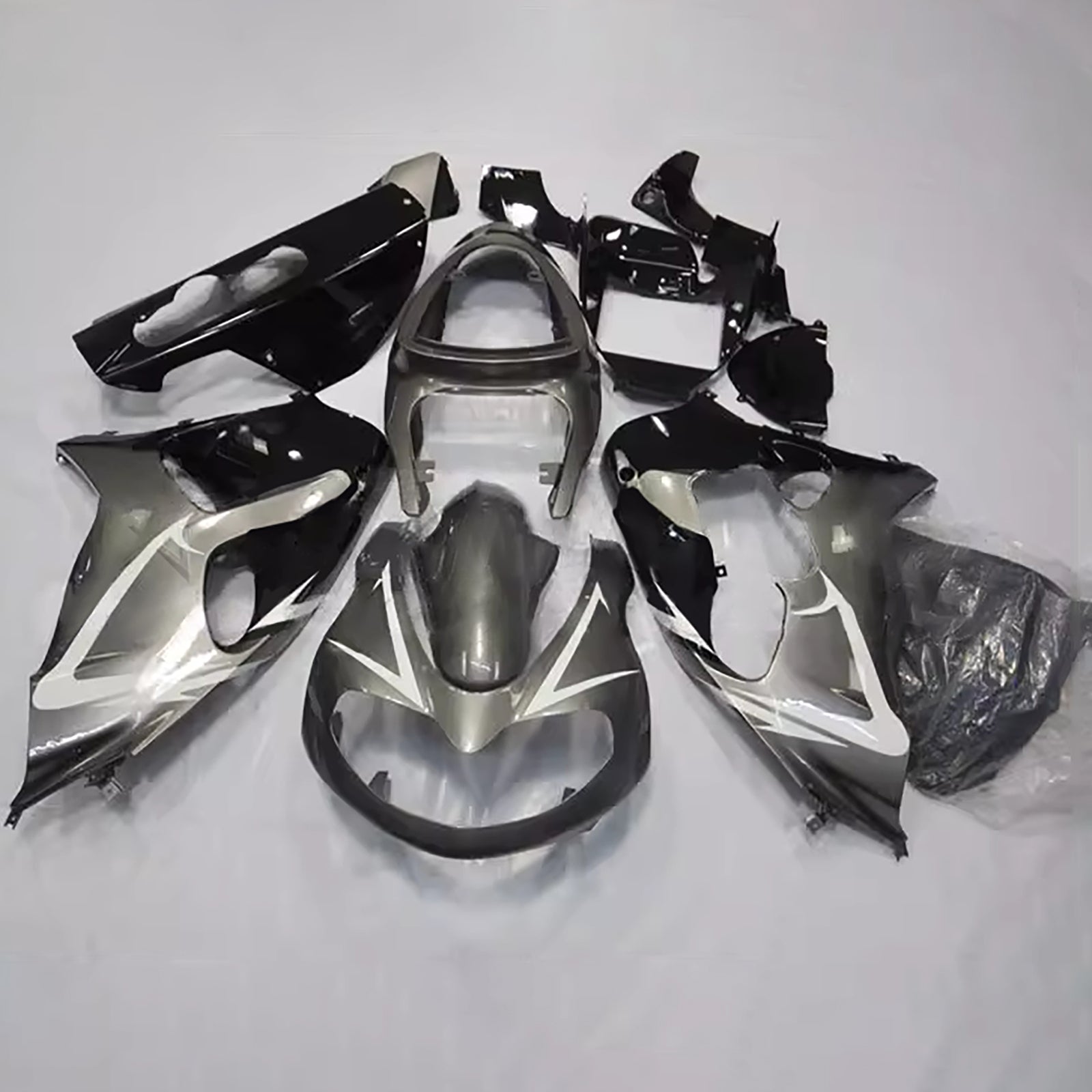 Amotopart 1998-2003 Suzuki TL1000R Black Gray Fairing Kit