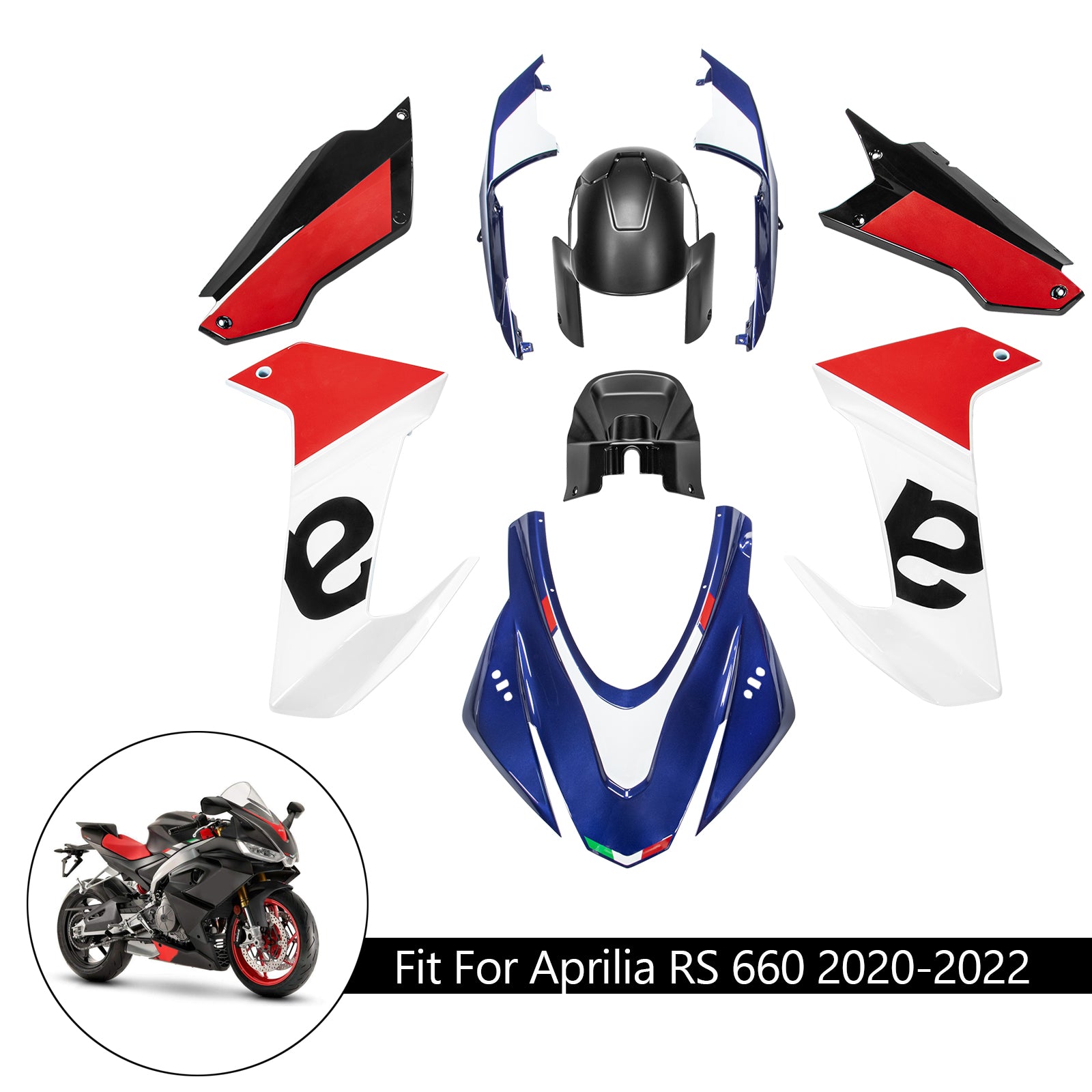 Amotopart (2020-2024) Aprilia RS 660 Fairing Kit Collection