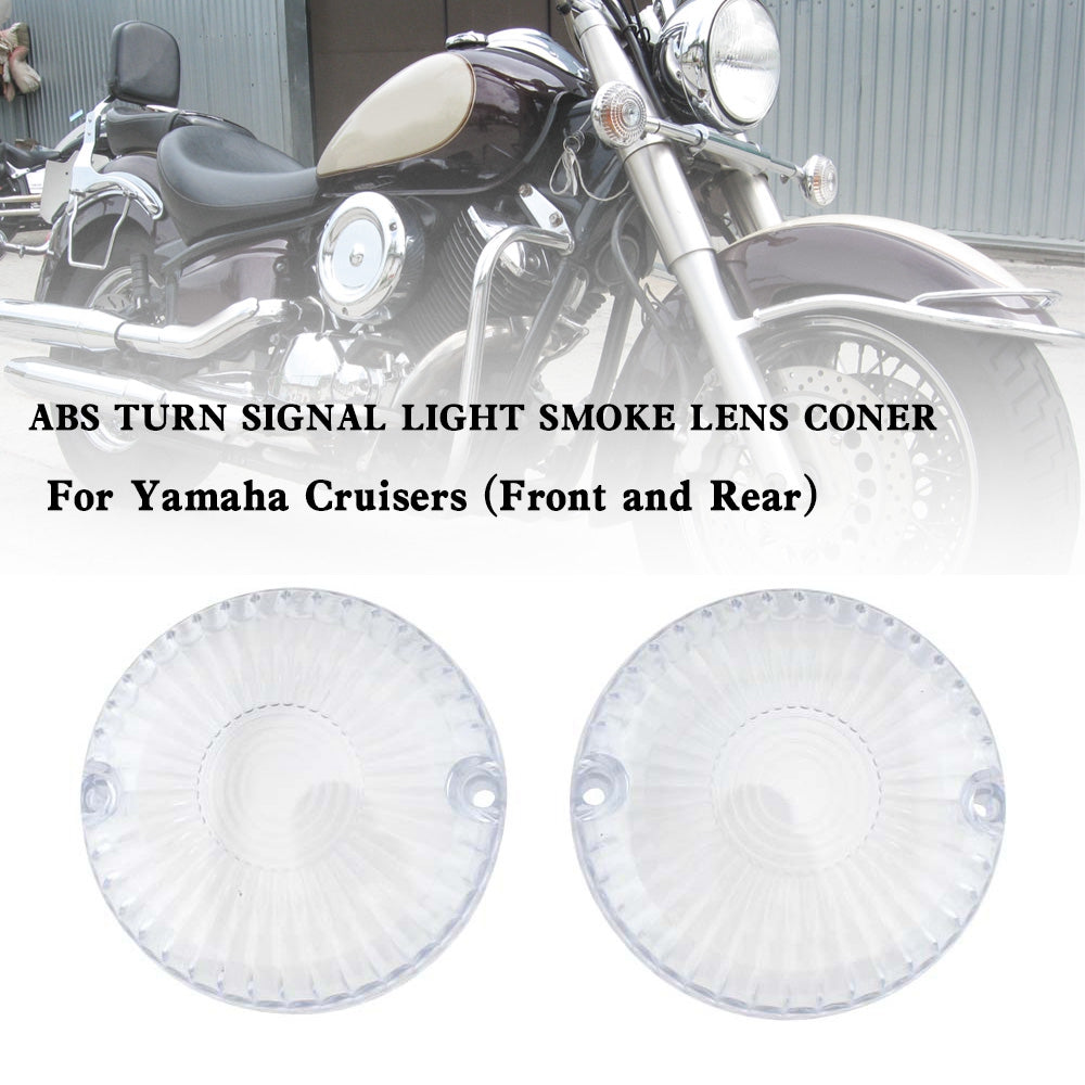 Turn Signal Light Lens Cover For Yamaha V Star 650 1100 Vmax 1200/1700