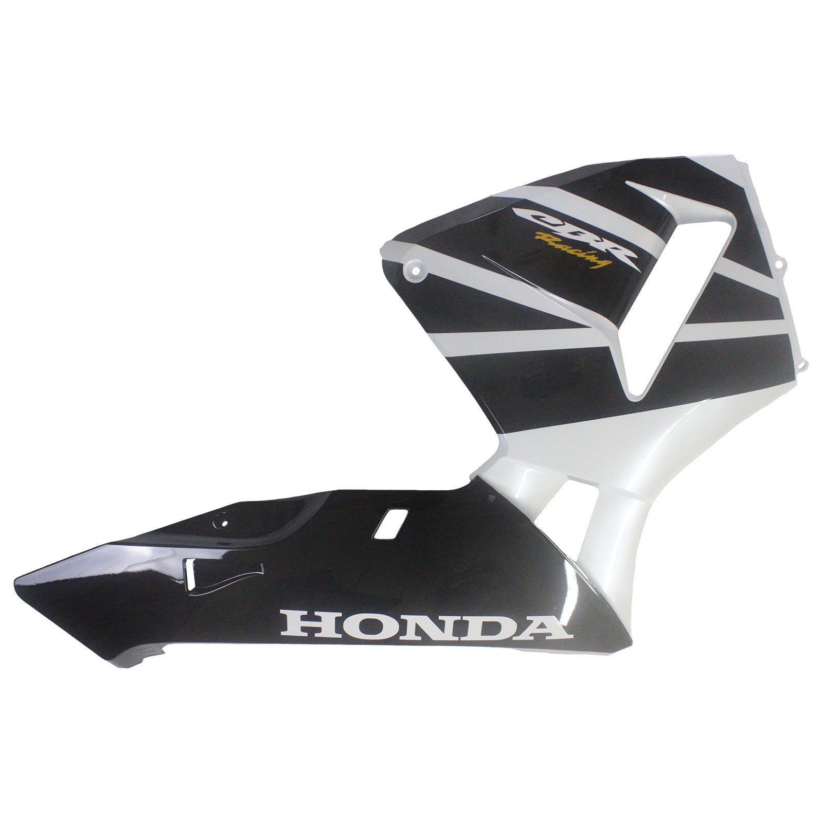 Amotopart 2003-2004 Honda CBR600RR White Black Fairing Kit