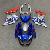 Amotopart 2017-2024 K17 GSXR1000 Suzuki Kit carena argento e blu