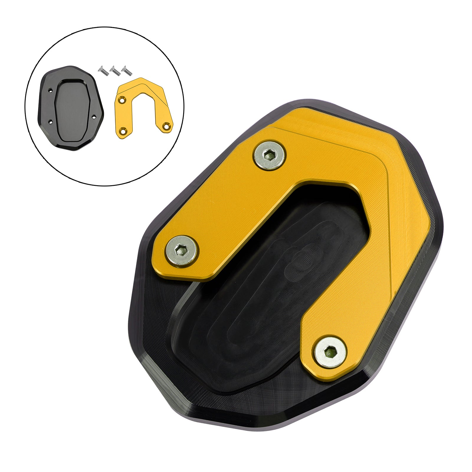 15-20 Ducati Scrambler 400/800/1100 Kickstand Enlarge Plate Pad