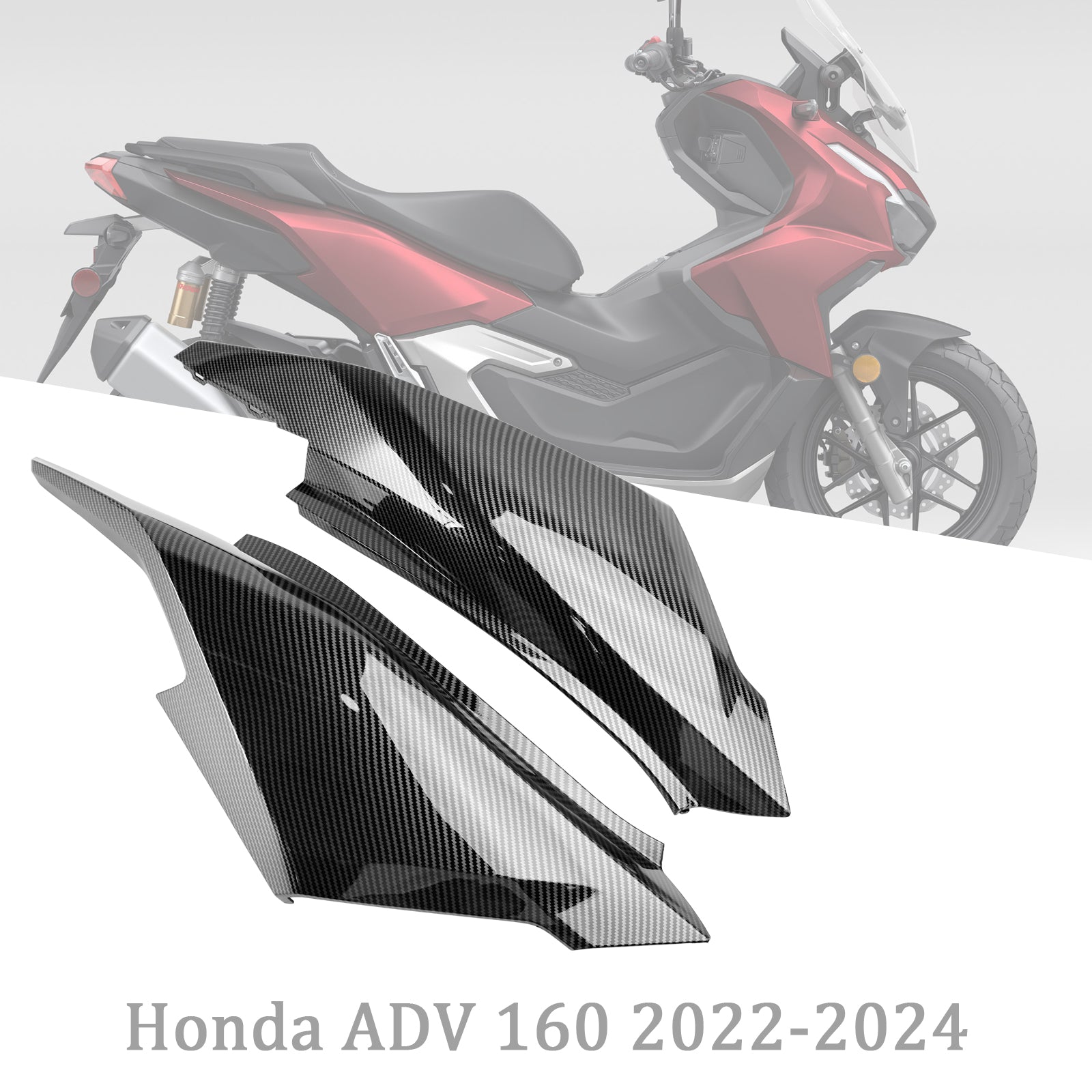 23-24 Honda ADV 160 Rear Seat Side Frame Cover Body Fairing Cowl