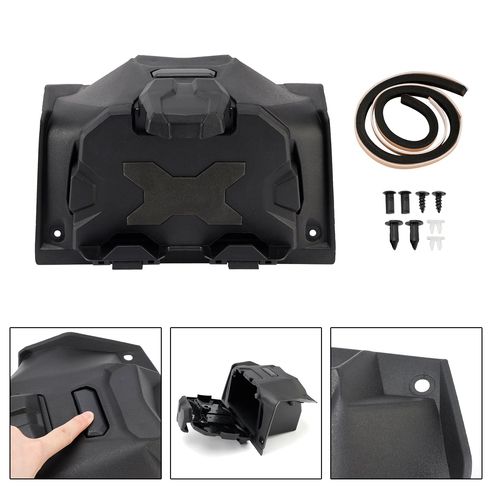 2019-2023 2022 Polaris Rzr Xp 1000 Turbo Tablet Mount Holder Storage Box