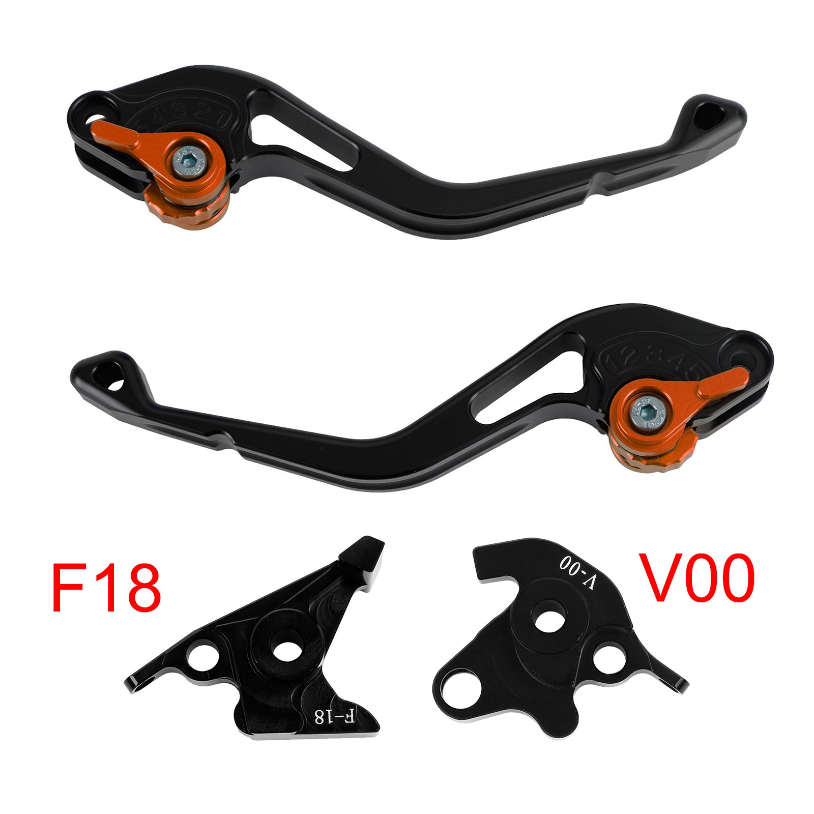 Honda VFR750 VFR800/F VTR1000F Orange NEW Short Clutch Brake Lever