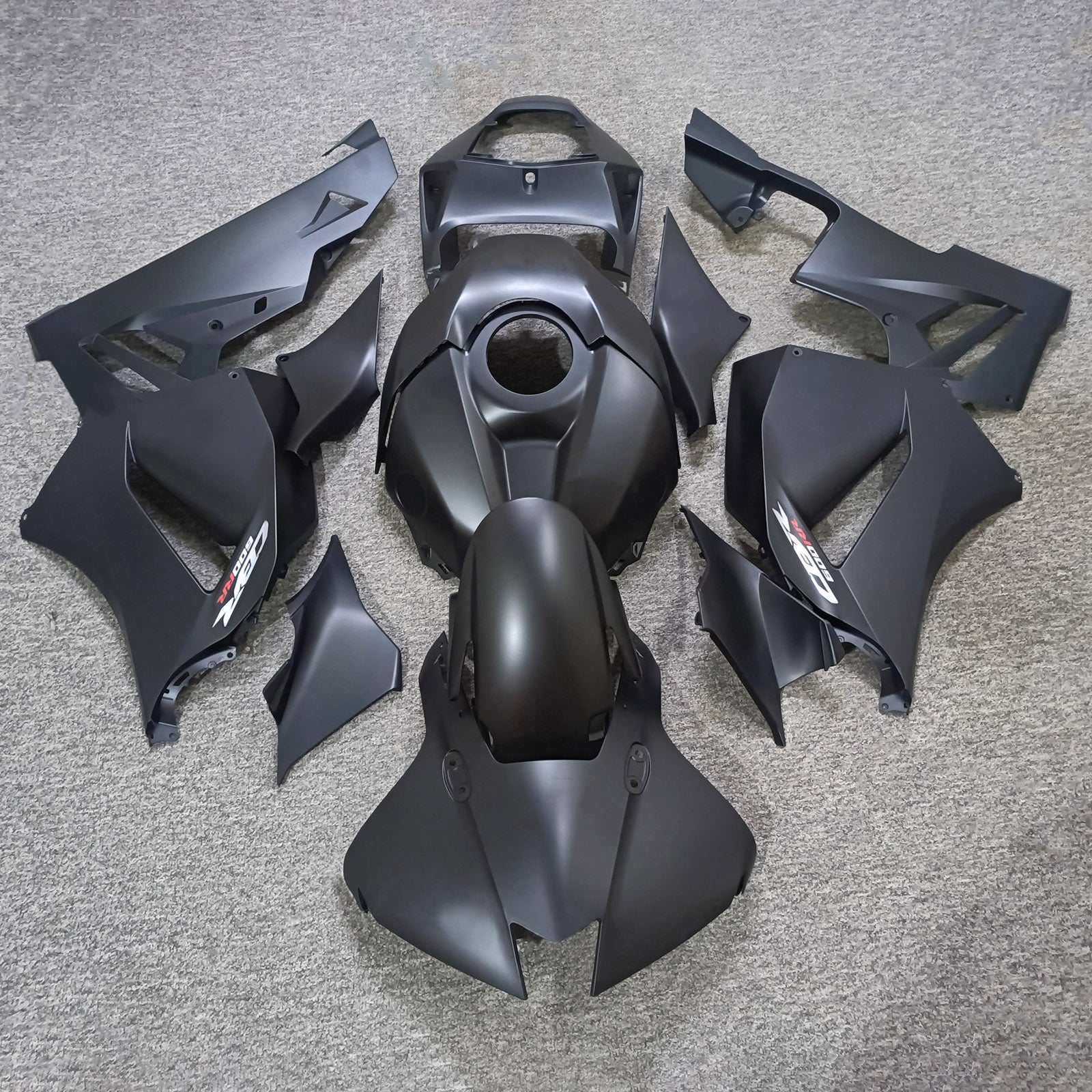 Amotopart 2024-2026 Honda CBR600RR Matte Black Not Suitable for the American Version Fairing Kit