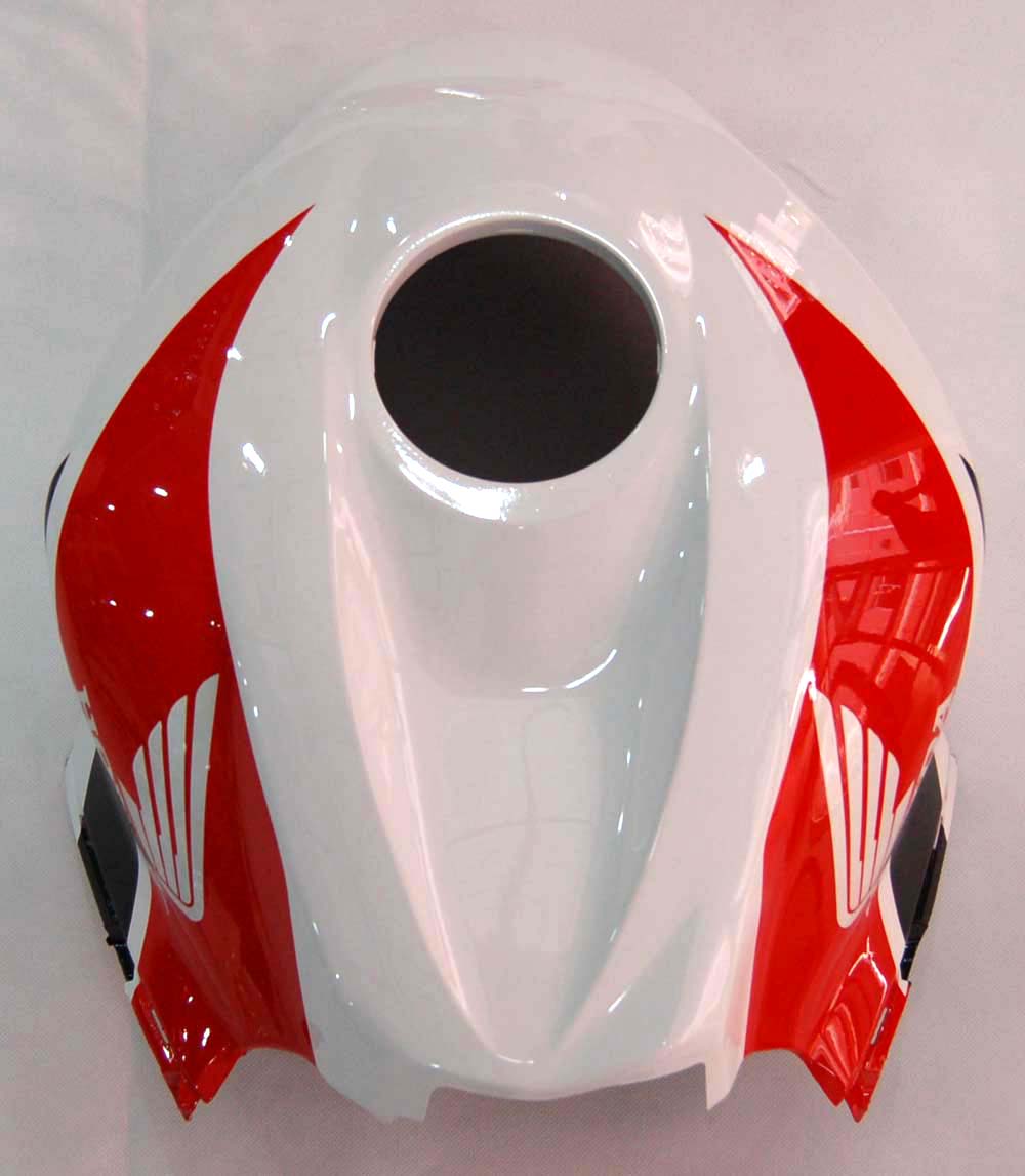 Amotopart 2009-2012 Honda CBR600RR Kit de carénage rouge et blanc