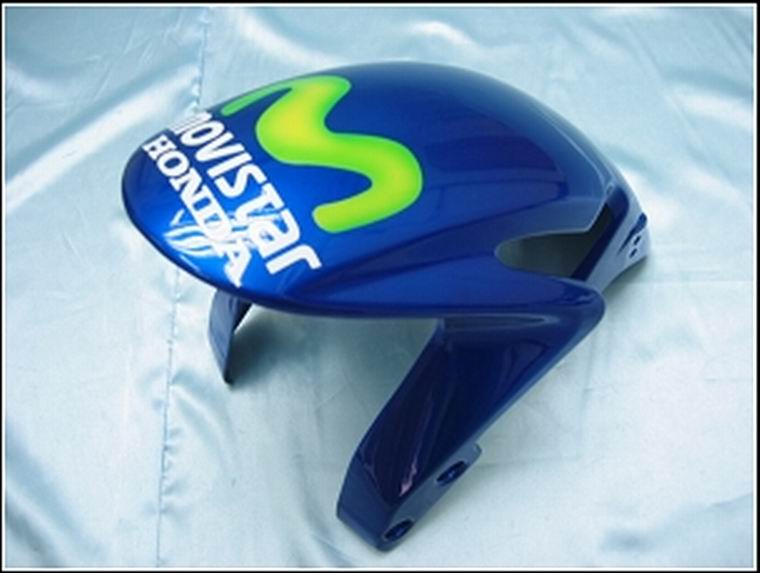 Amotopart 2007-2008 Honda CBR600RR Kit de carénage bleu et vert