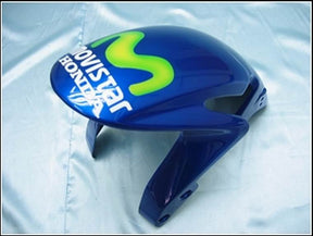 Amotopart 2007–2008 Honda CBR600RR blau-grünes Verkleidungsset