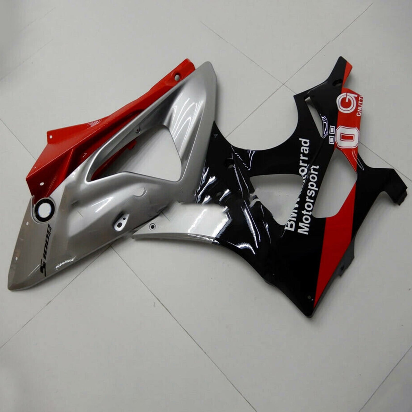 Amotopart 2009-2014 S1000RR BMW Grey&Red Fairing Kit