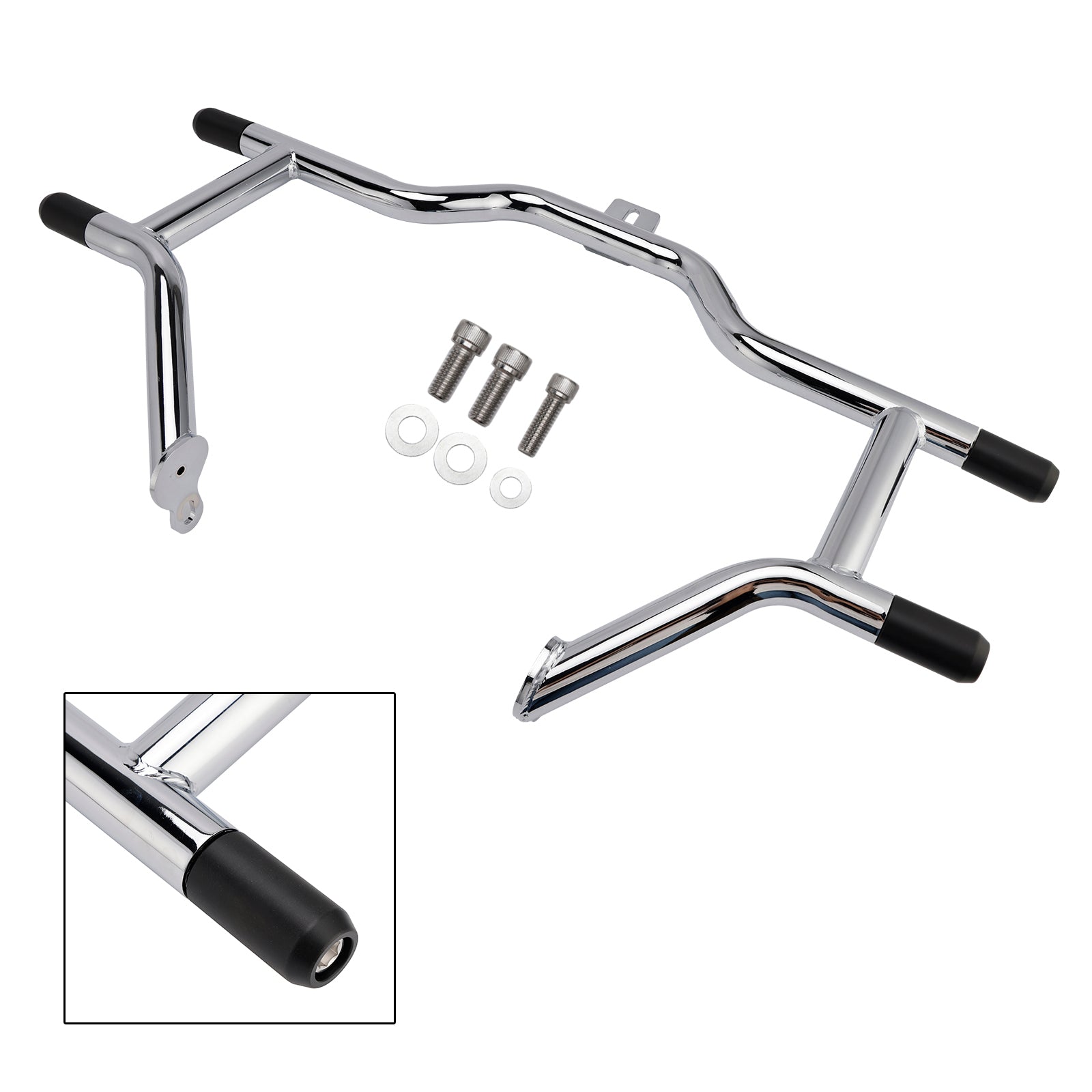 Cvo Road King 1997-2008 Engine Guard Anti-Crash Fairing Support Kit  Black