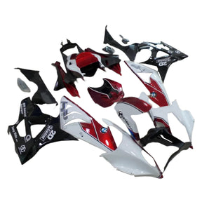 Amotopart Kit carena BMW S1000RR 2009-2014 Bianco e Rosso Style1